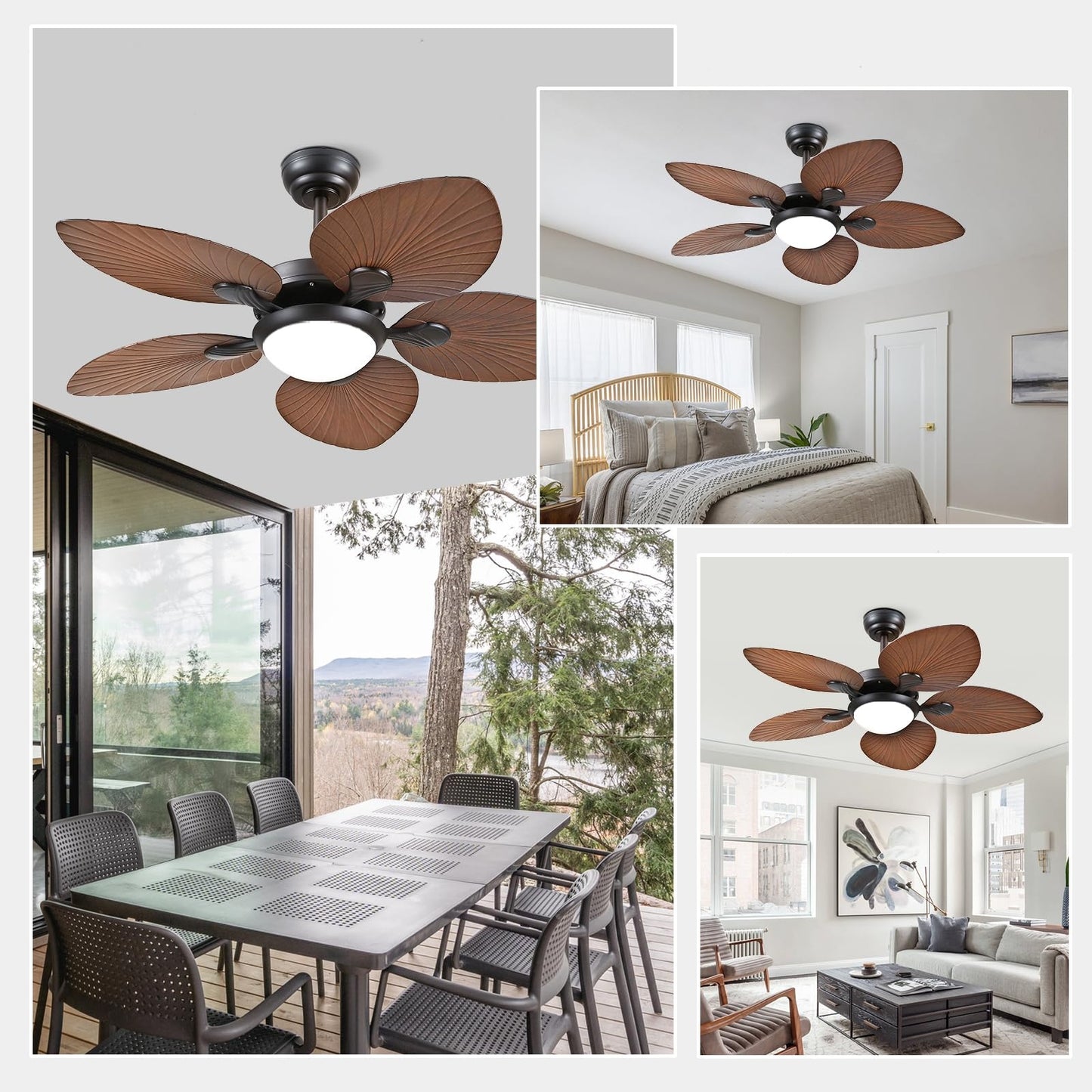 44 and 52 Inch ceiling Fan