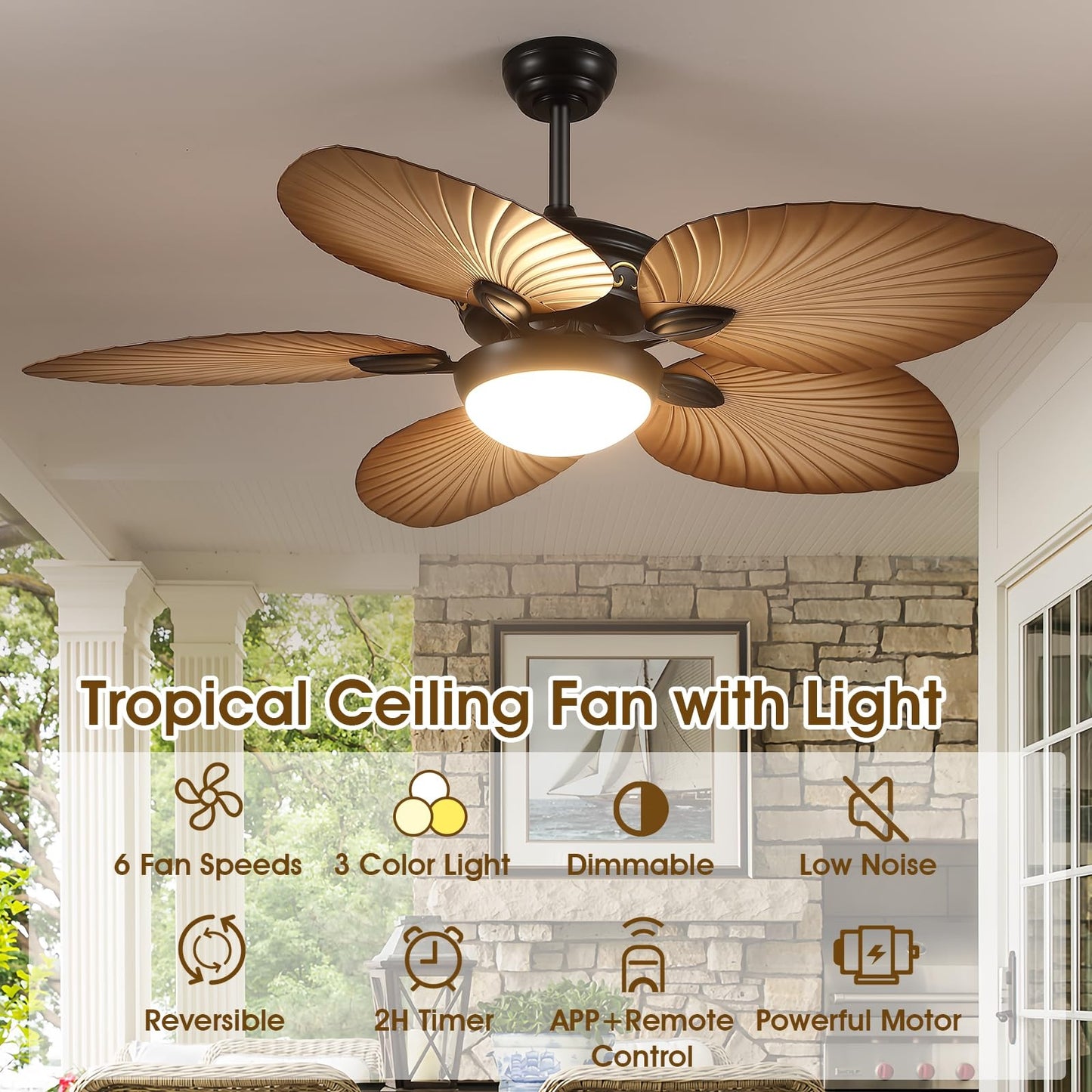 44 or 52 inch ceiliing fan
