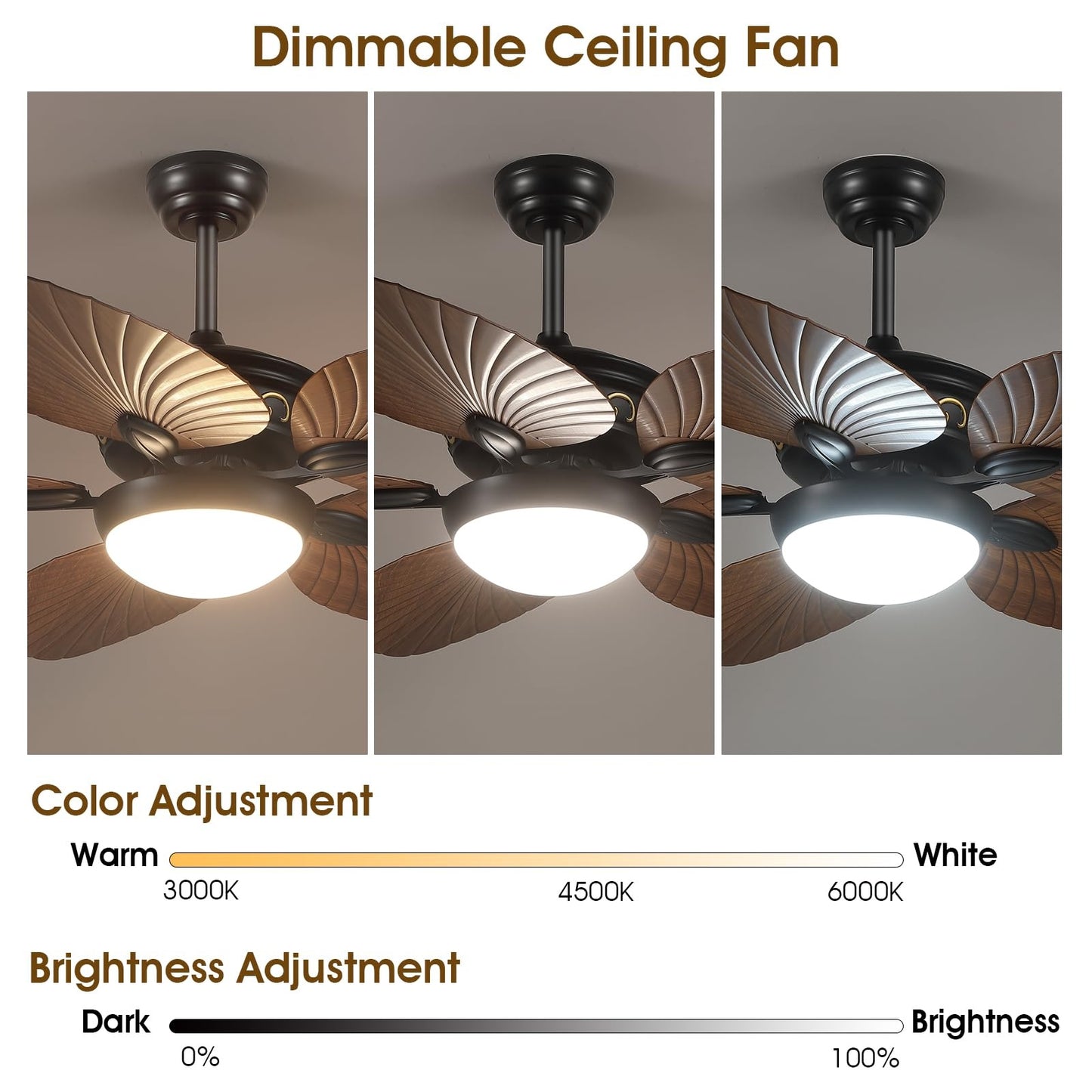 44 or 52 inch ceiliing fan