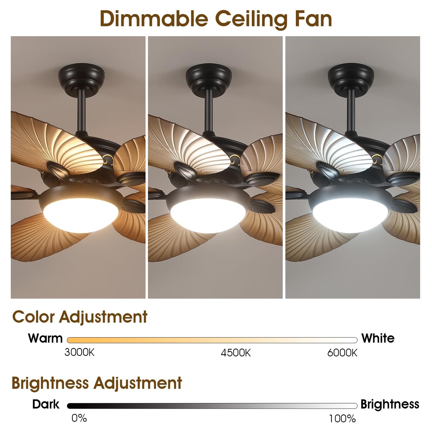44 or 52 inch ceiliing fan