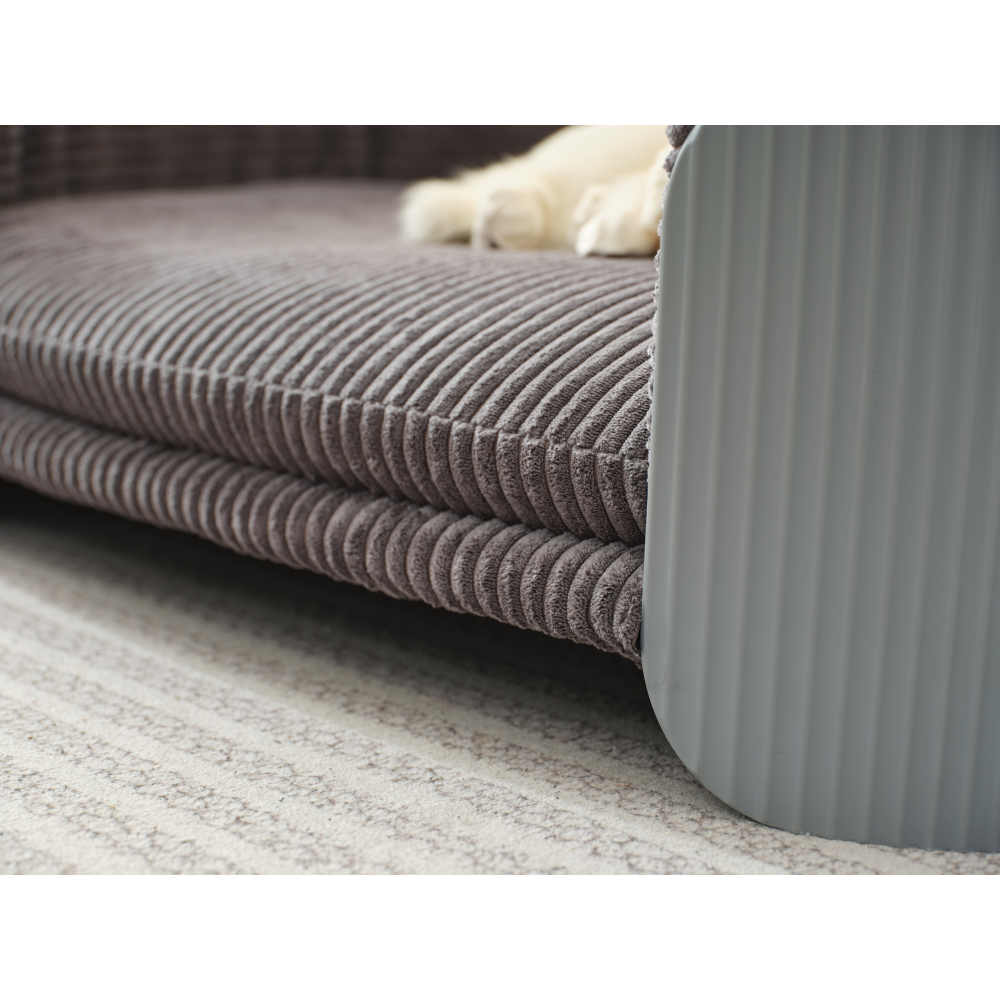 Bellura Pet - Innovative Grey Elevated Cat Bed for Indoor Cats, Scandinavian Style Pet Furniture with Removable Mattress Cover - Stylish Option for Kitty and Puppy
