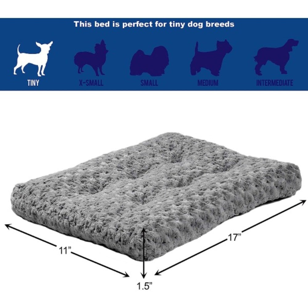 Bellura Pet - Gray Ombre Swirl Lush Animal Bedding - Gray