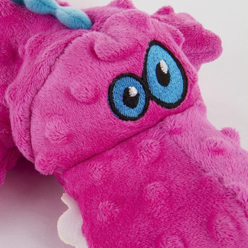 Bellura Pet - Plush Squeaky Chew Dog Toy - Pink