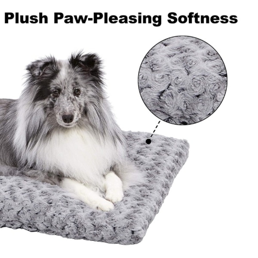 Bellura Pet - Gray Ombre Swirl Lush Animal Bedding - Gray
