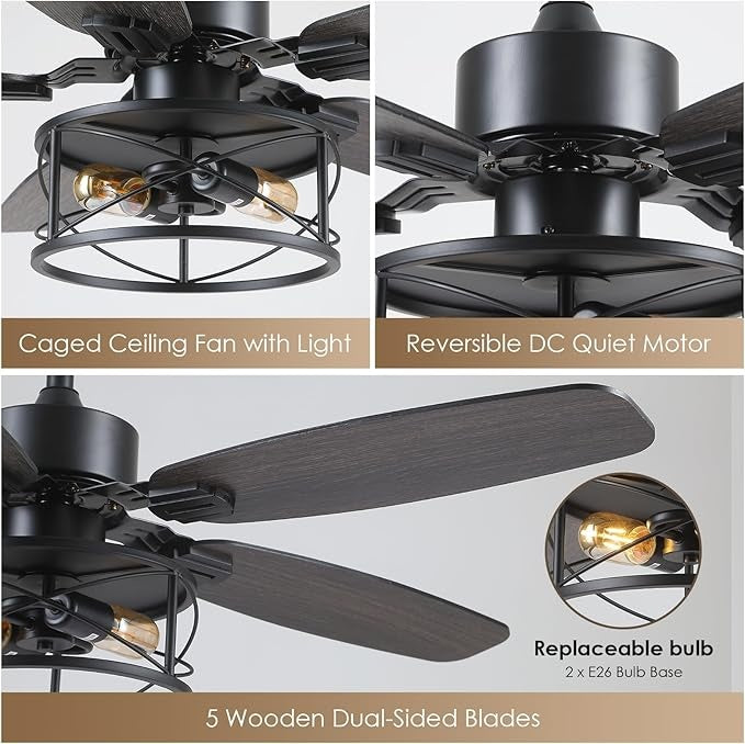 42 or 52 Ceiling Fan