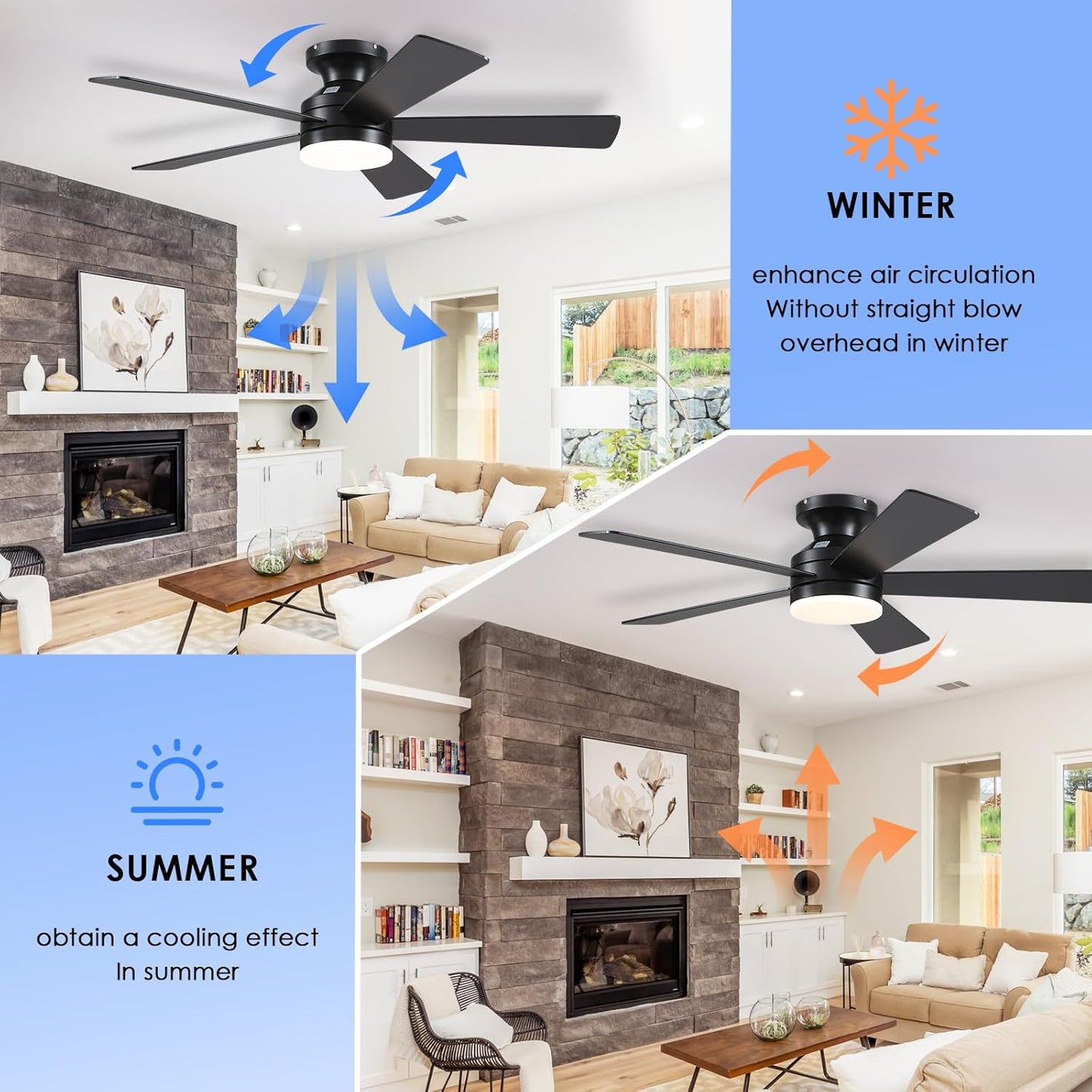 46 Inch Ceiling Fan