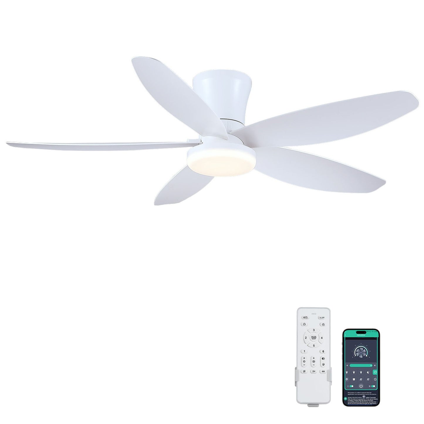 42 Inches Low Profile Ceiling Fan