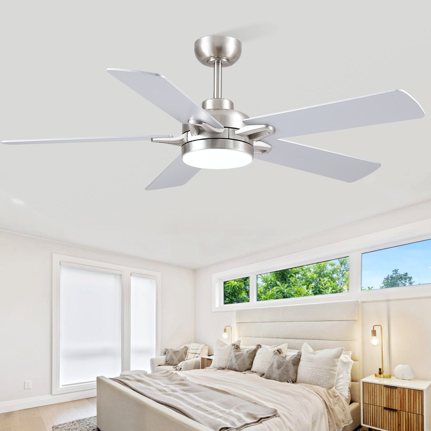 52" Indoor and Outdoor Ceiling Fan