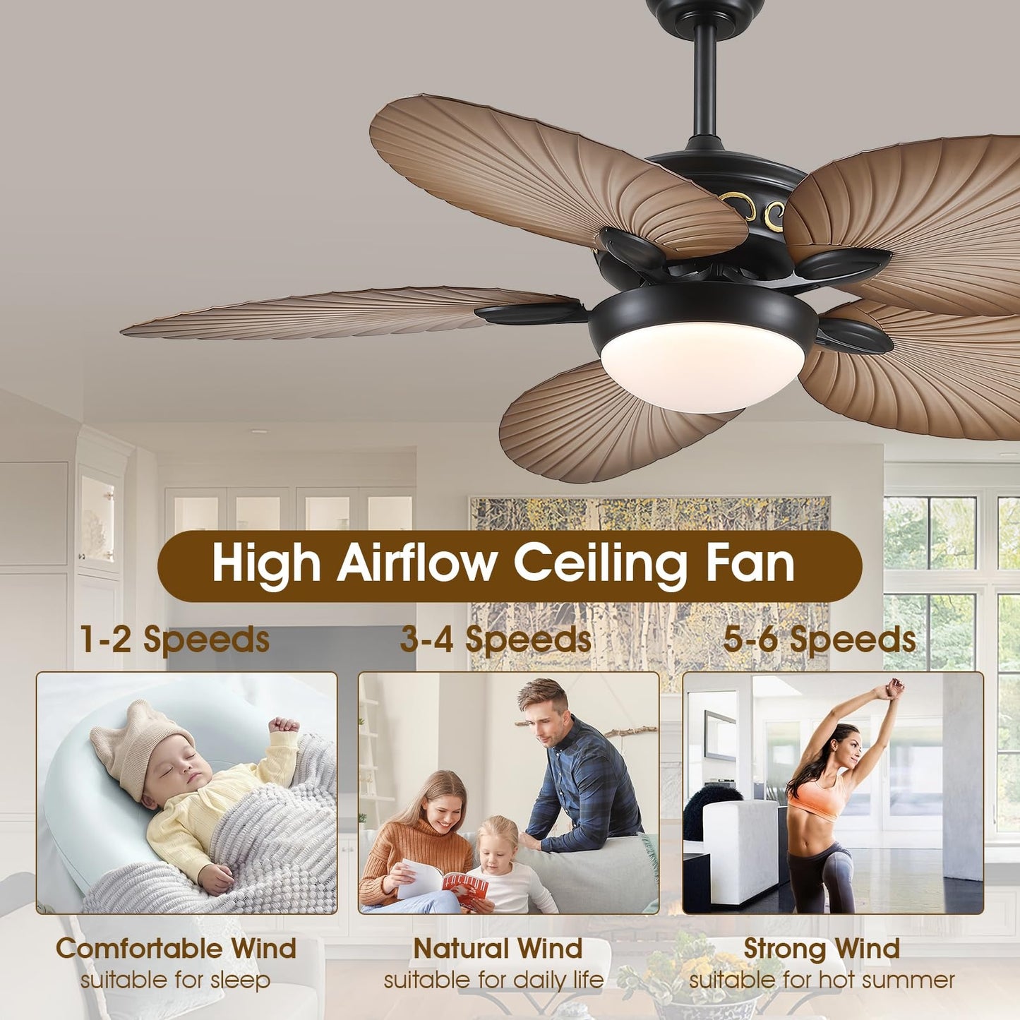 44 or 52  inch ceiliing fan