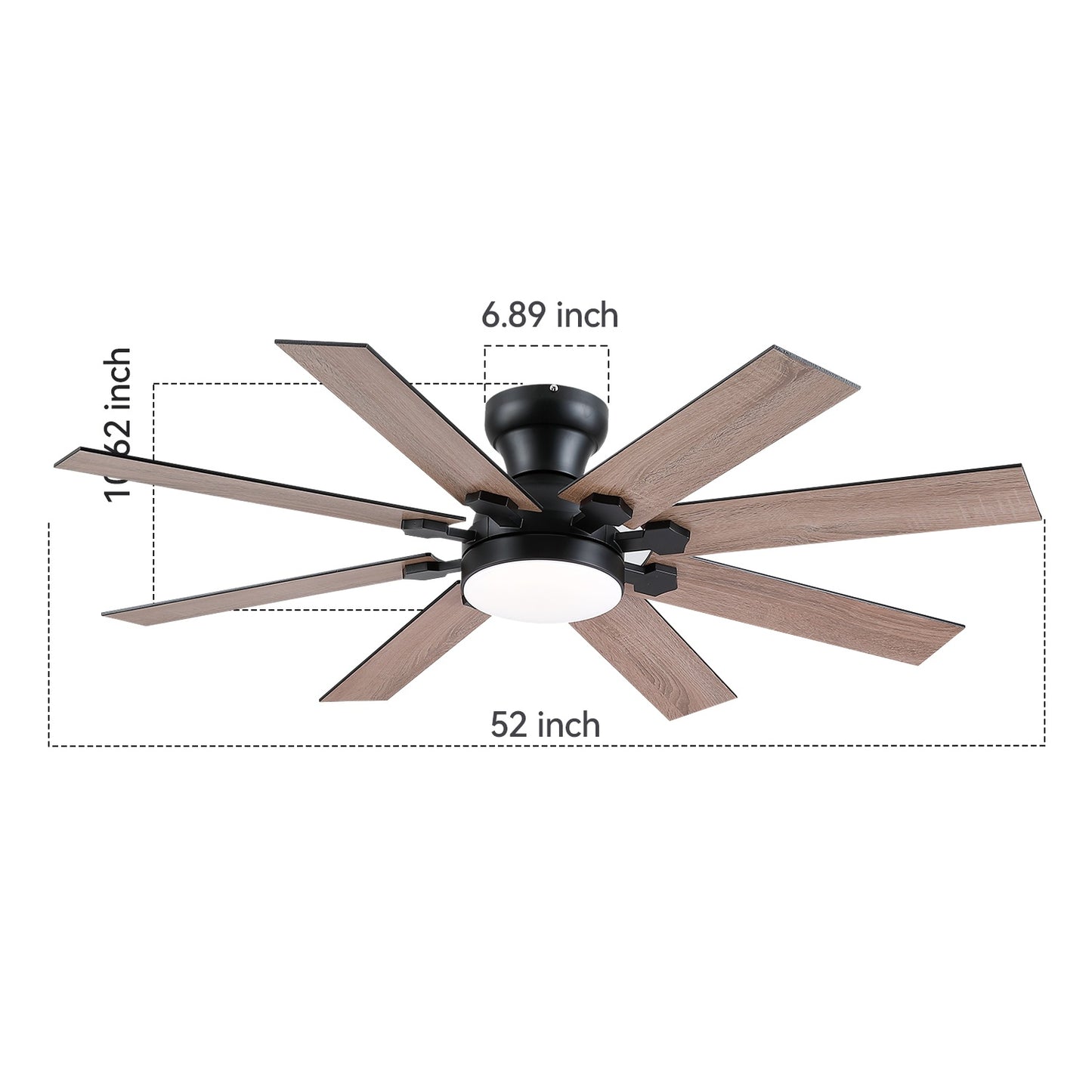 52 Inch 8 Blades Ceiling Fan