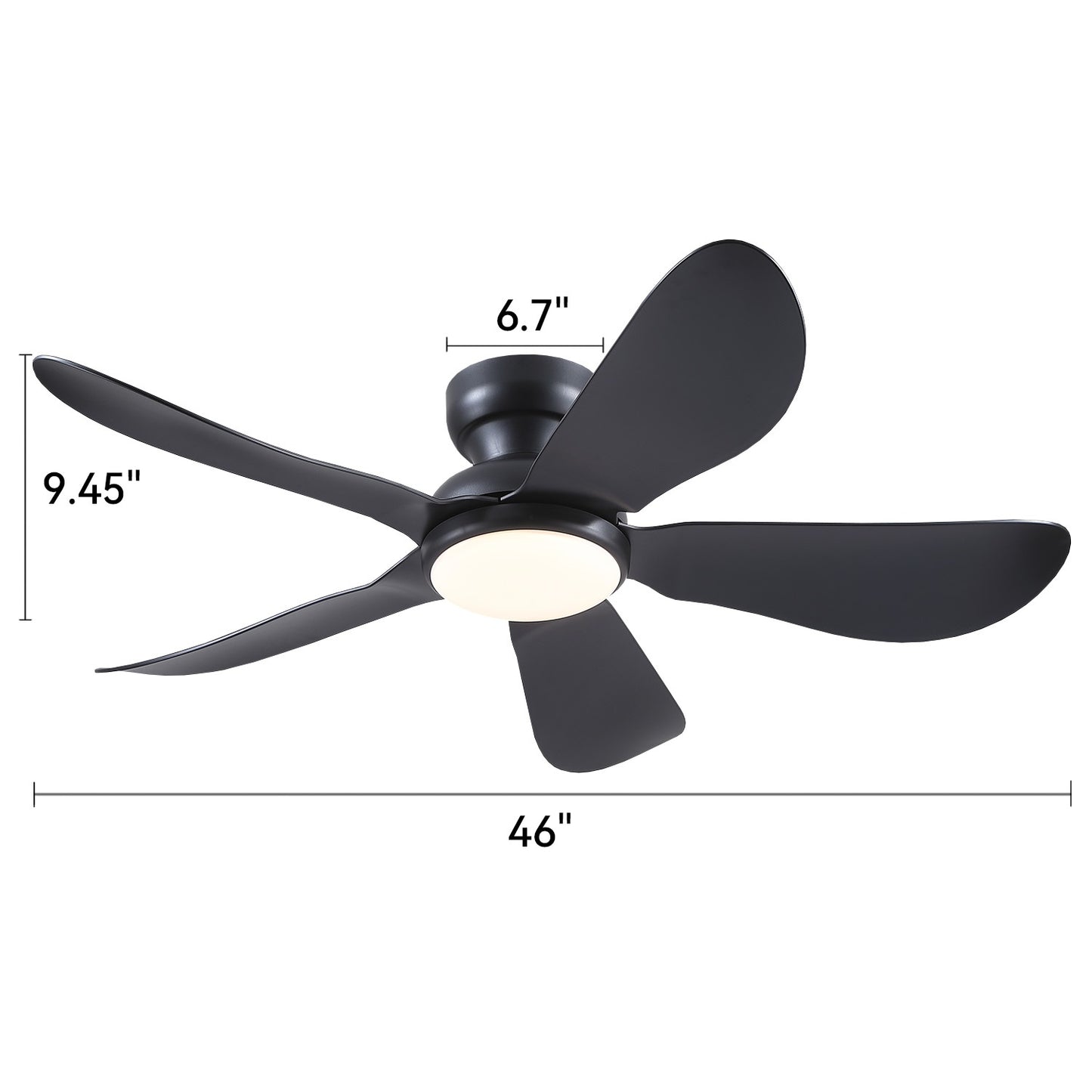 32/36/46/52 Inches Low Profile Ceiling Fan