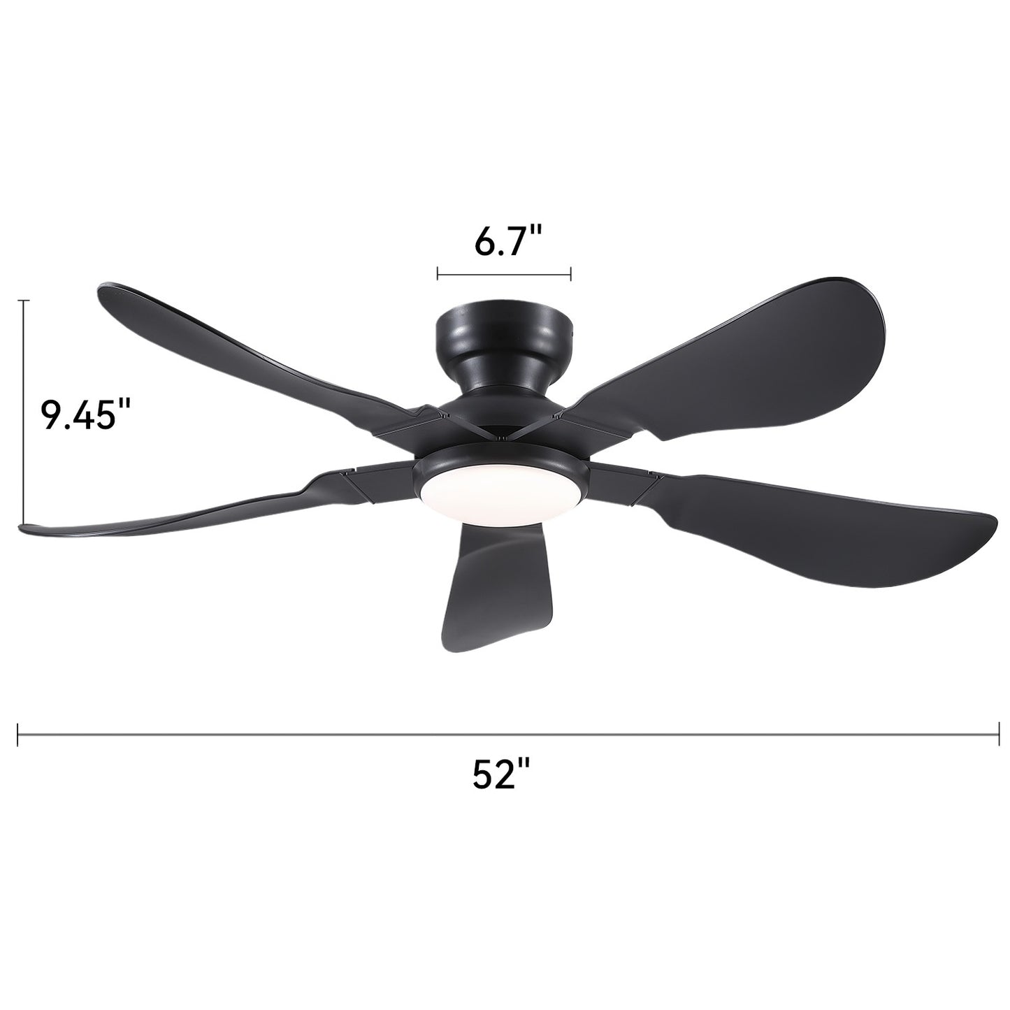 32/36/46/52 Inches Low Profile Ceiling Fan