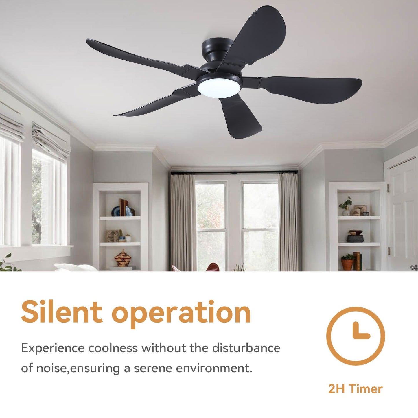 32/36/46/52 Inches Low Profile Ceiling Fan