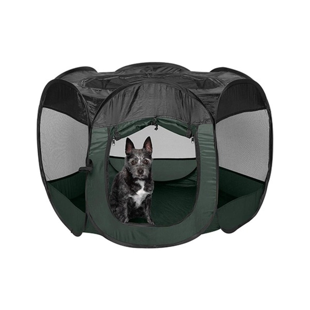 Bellura Pet - Green Foldable Animal Shelter - Green