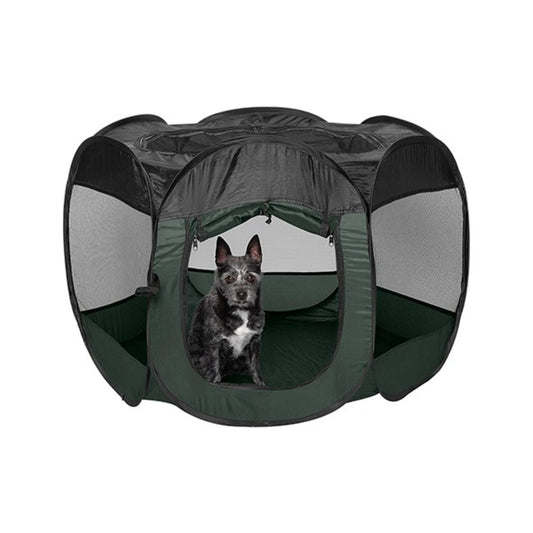 Bellura Pet - Green Foldable Animal Shelter - Green