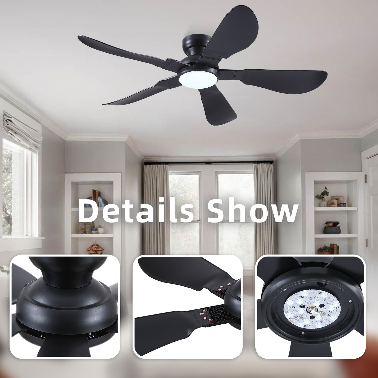 32/36/46/52 Inches Low Profile Ceiling Fan