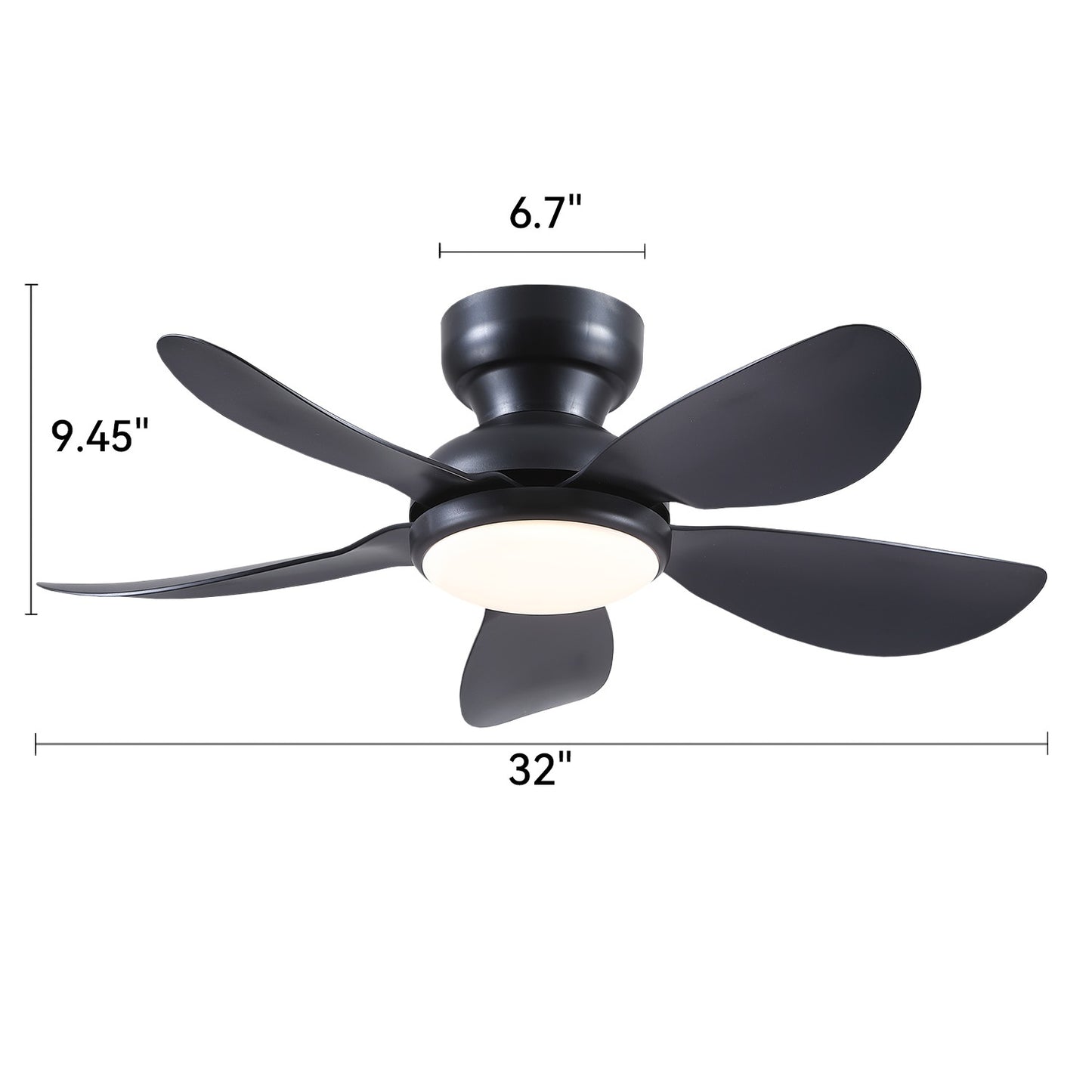 32/36/46/52 Inches Low Profile Ceiling Fan