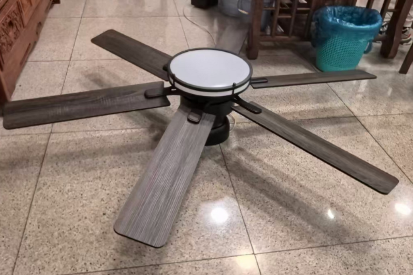 52" Flush Mount Ceiling Fan with 5 Blades