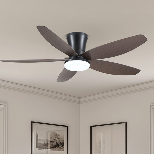 36” Low Profile Ceiling Fan ,5 ABS Blades Ceiling Fan Light