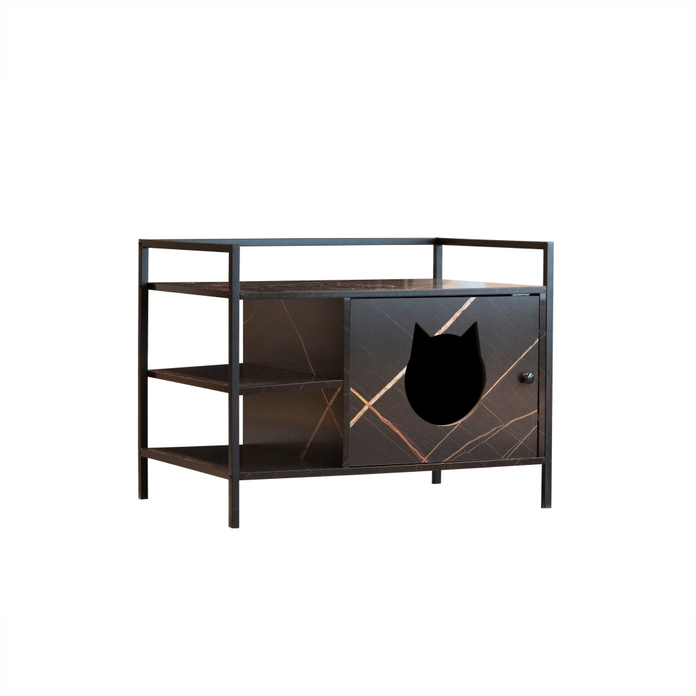 Bellura Pet Cat Litter Box Furniture Hidden Litterbox Enclosures