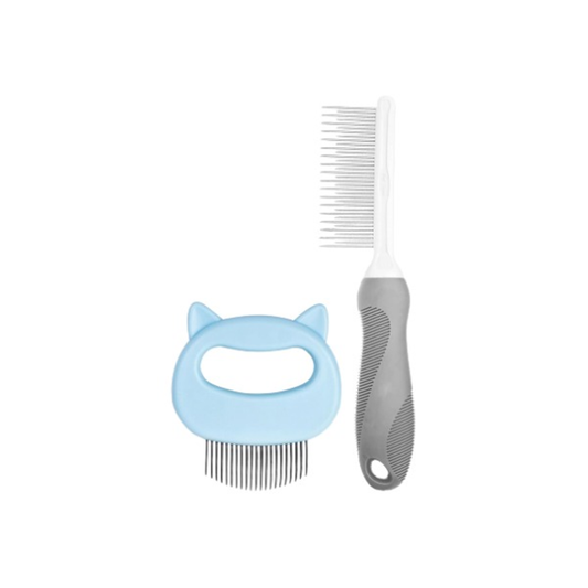 Bellura Pet - Detangling Massage Brush for Pets - Grey