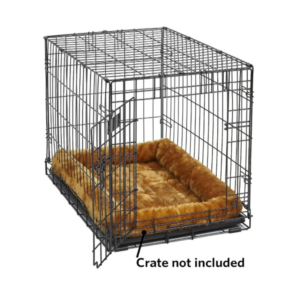 Bellura Pet - Comfortable Cinnamon Bolster Animal Bedding - Blue