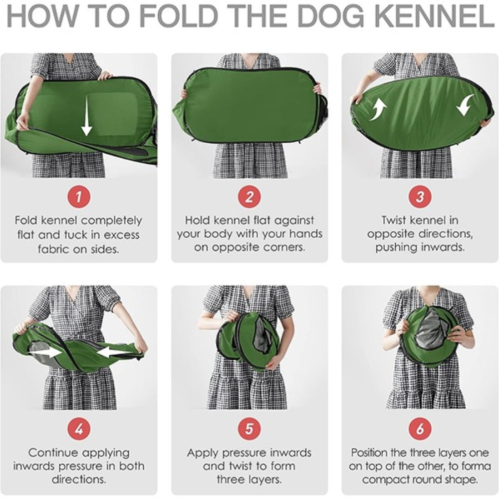 Bellura Pet - Carry Pop - Up Animal Shelter - Green