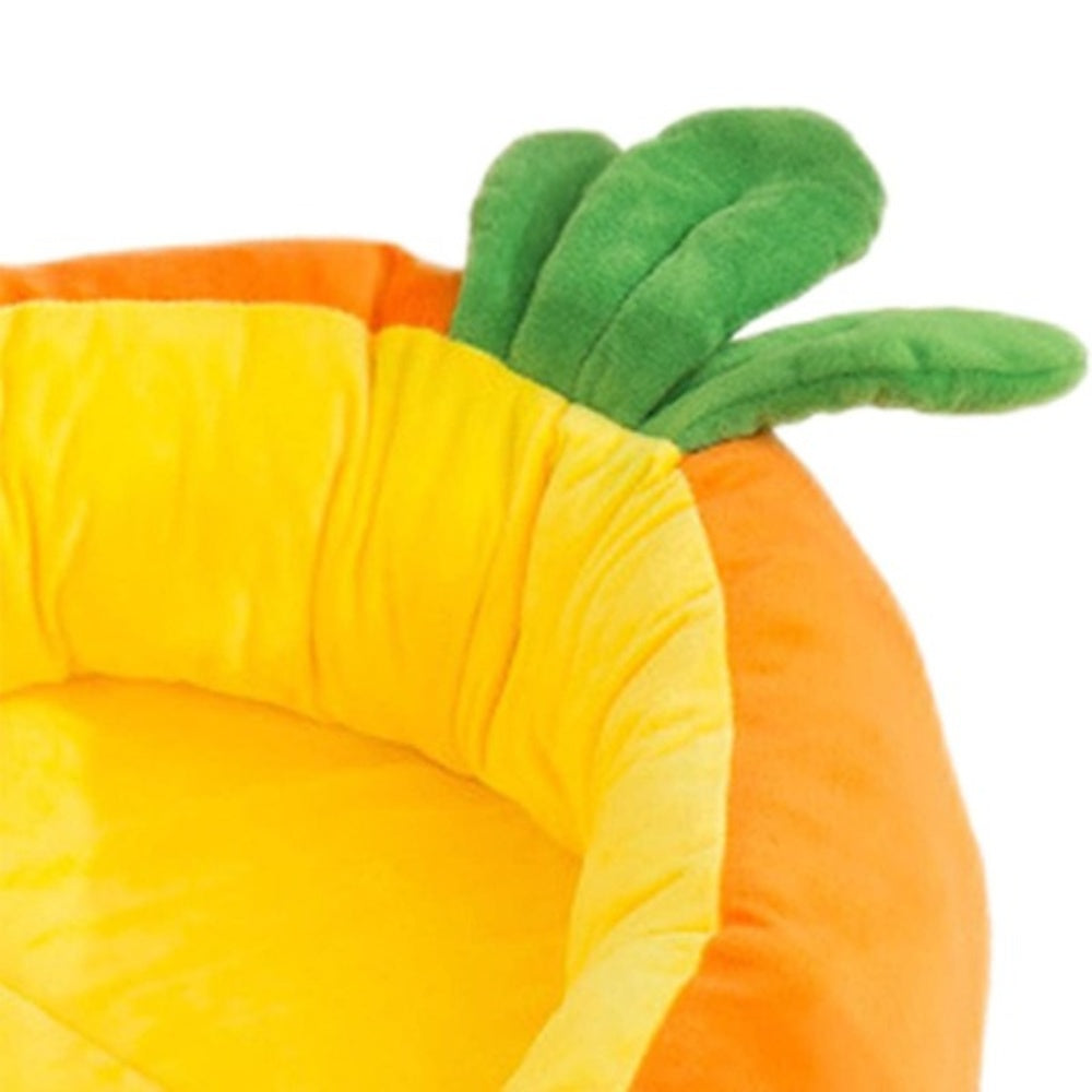 Bellura Pet - Carrot - Shaped Anti - Slip Animal Bedding - Orange