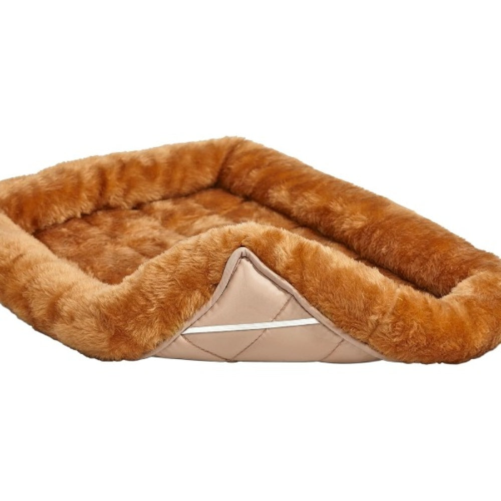 Bellura Pet - Comfortable Cinnamon Bolster Animal Bedding - Blue