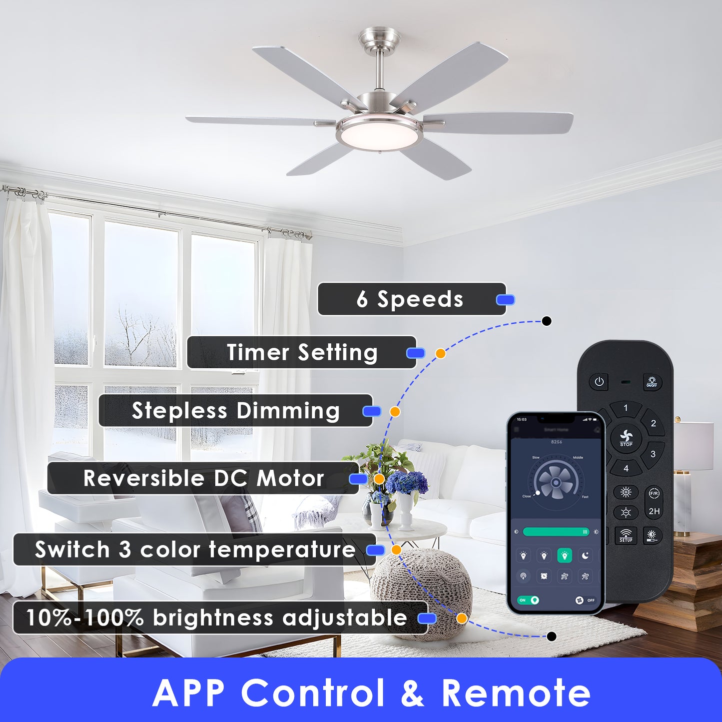 52 Inch Ceiling Fan