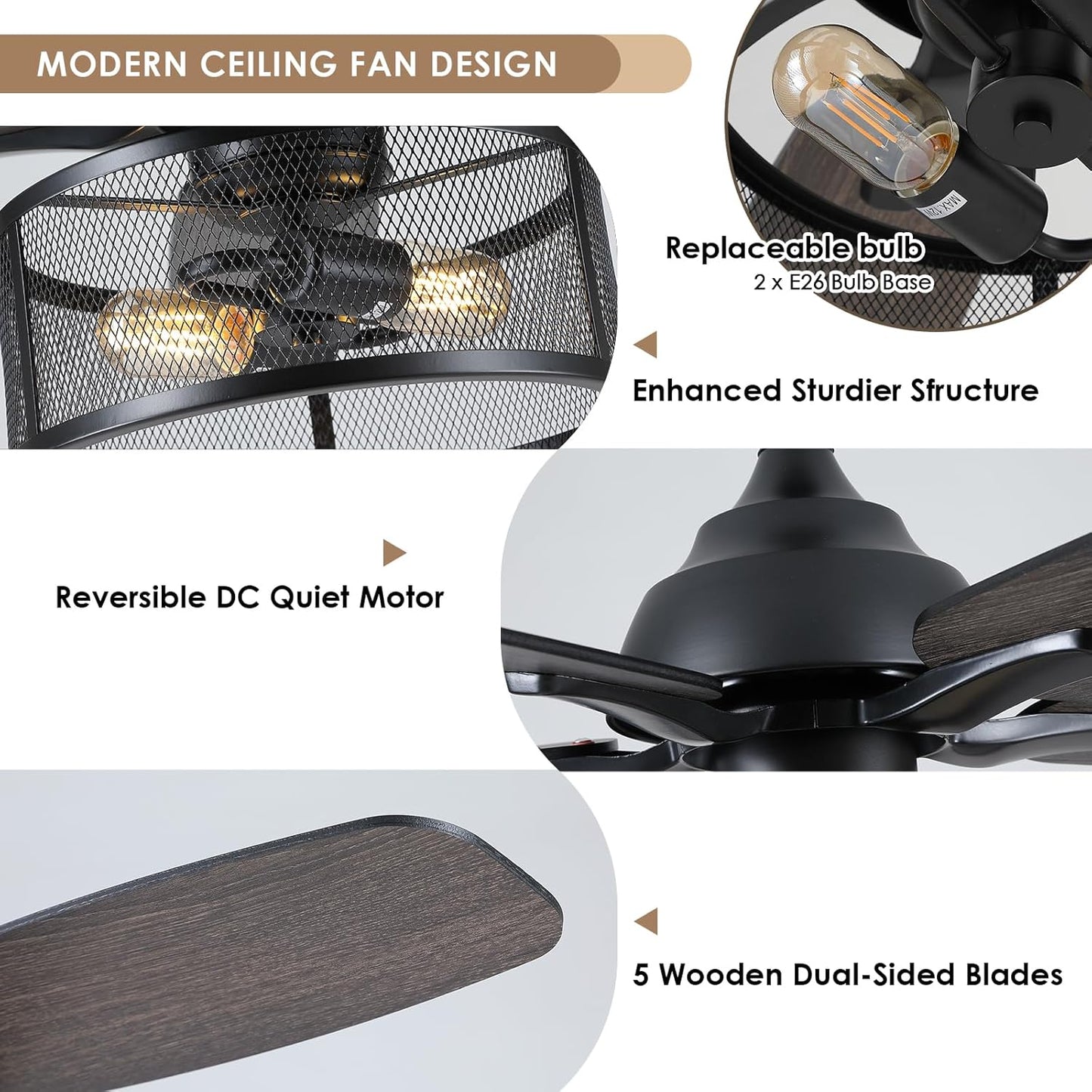 52 Inch Ceiling Fan