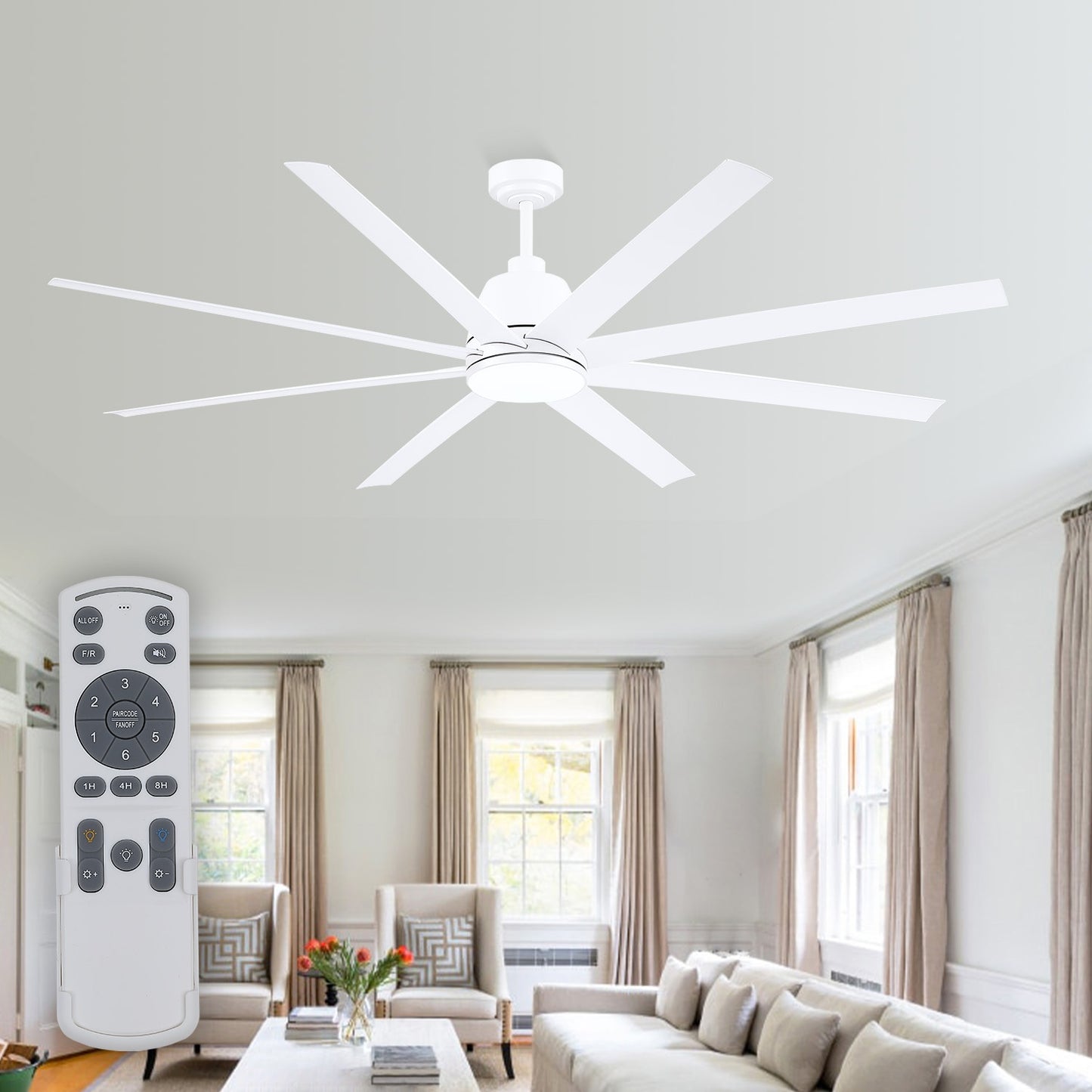 72 Inch Large Ceiling Fan