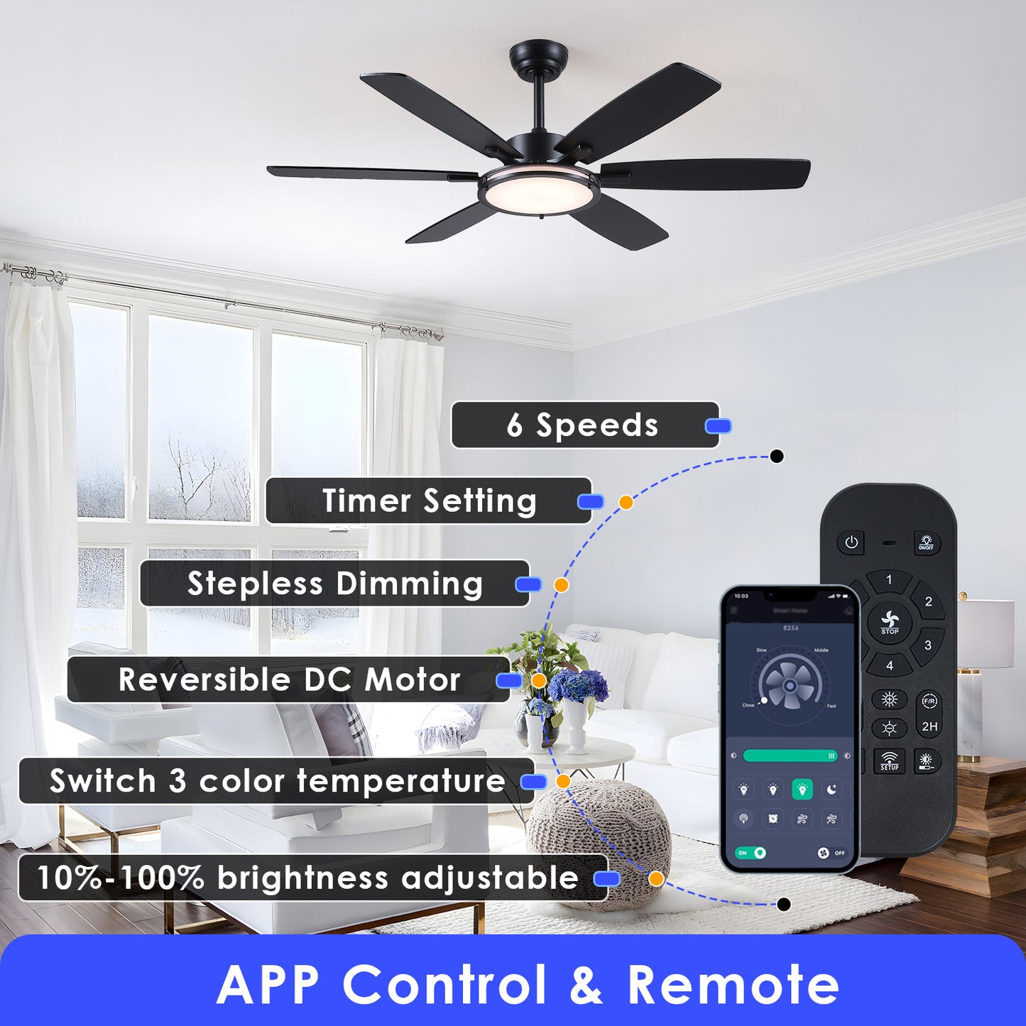 52 Inch Ceiling Fan