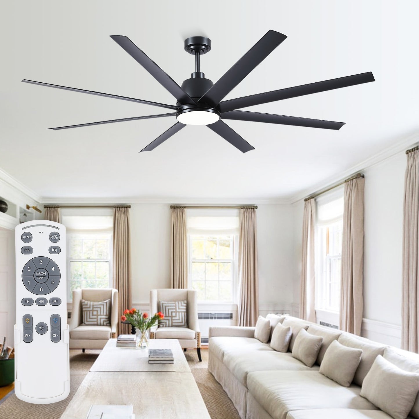 72 Inch Large Ceiling Fan