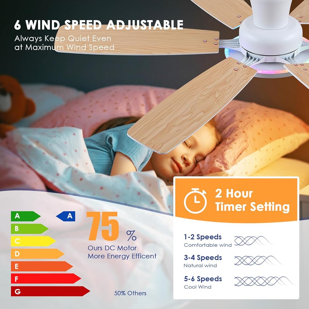 54 Inch Ceiling Fan with Light