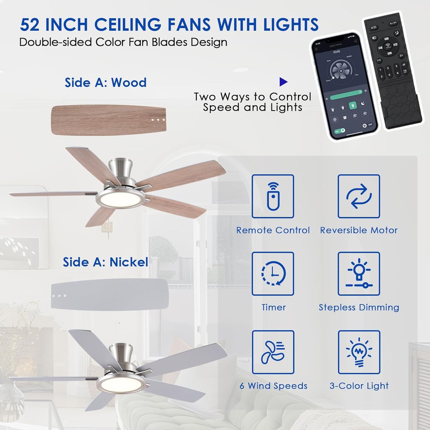 52 Inch Ceiling Fan