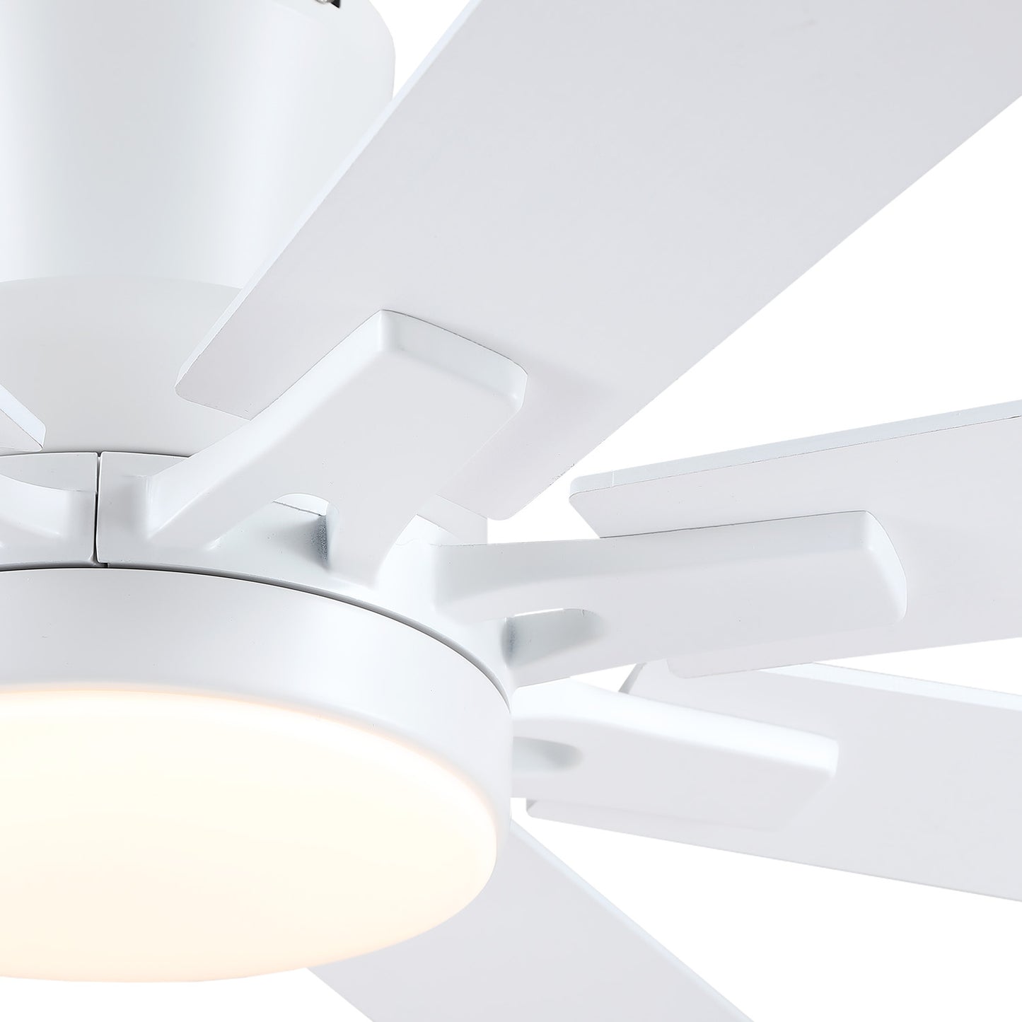 52 Inch Flush Mount Ceiling Fan with 8 Blades
