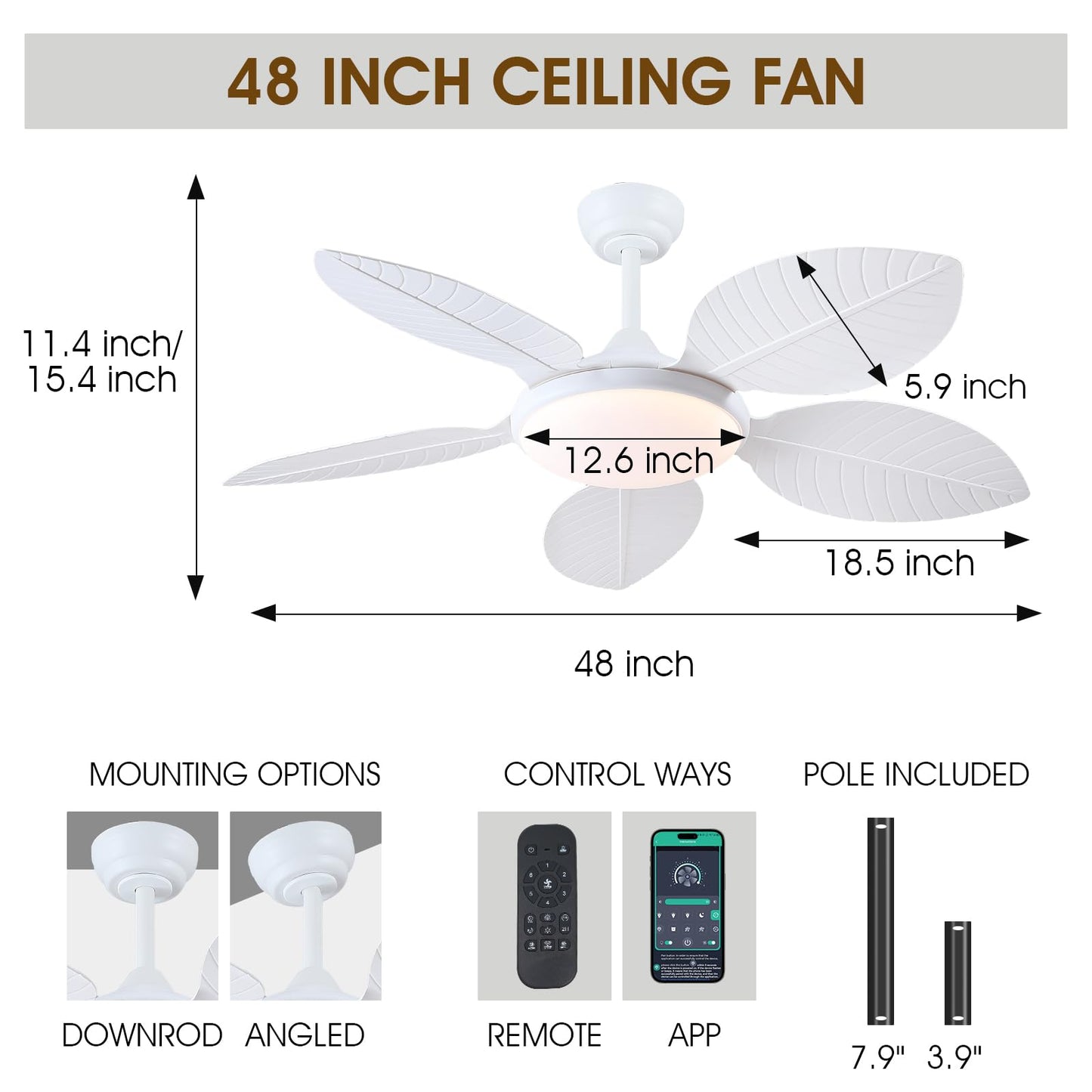 48 inch ceilng fan