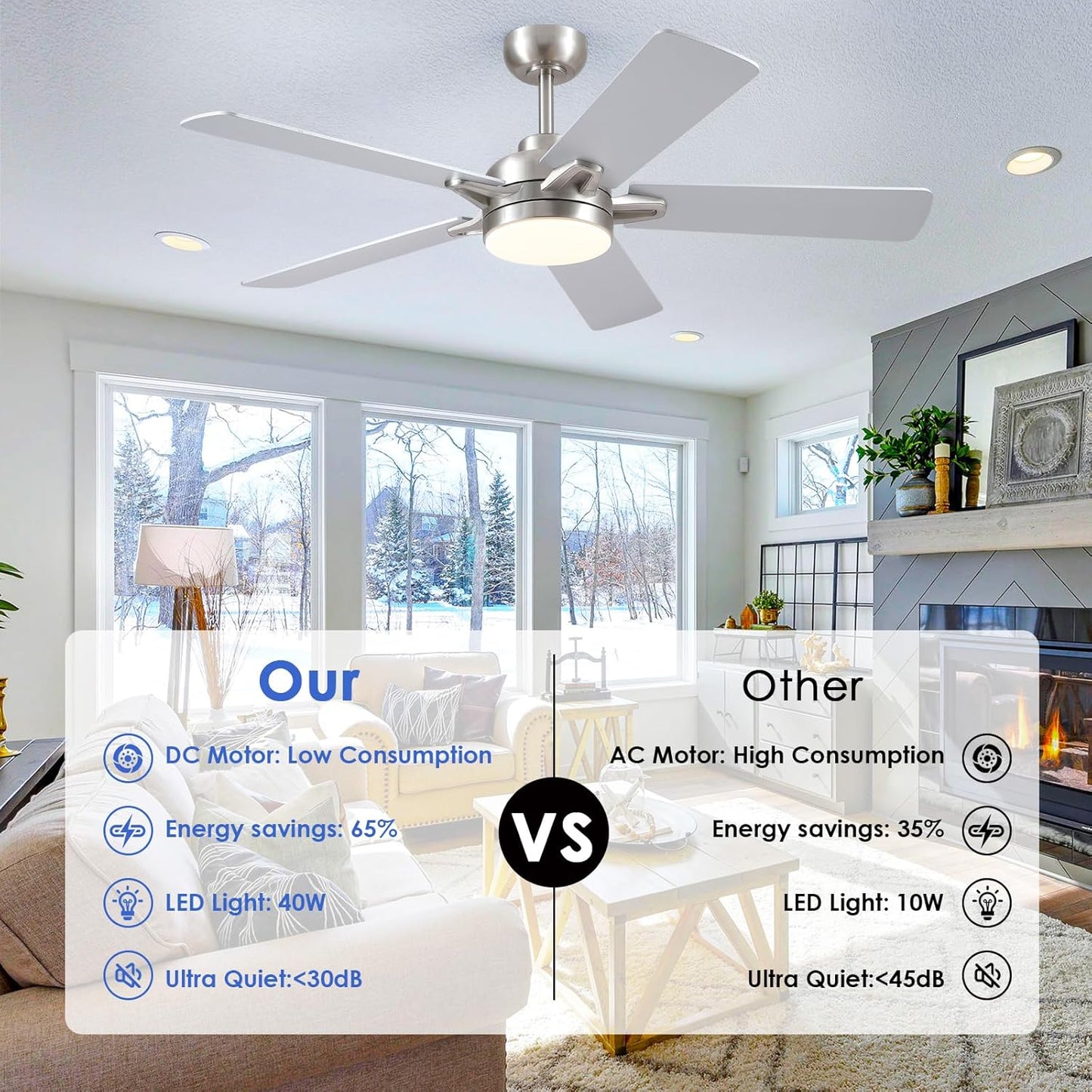 52 Inch Ceiling Fan