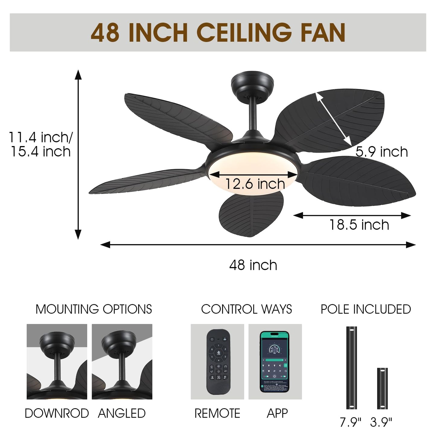 48 Inch Ceiling Fan