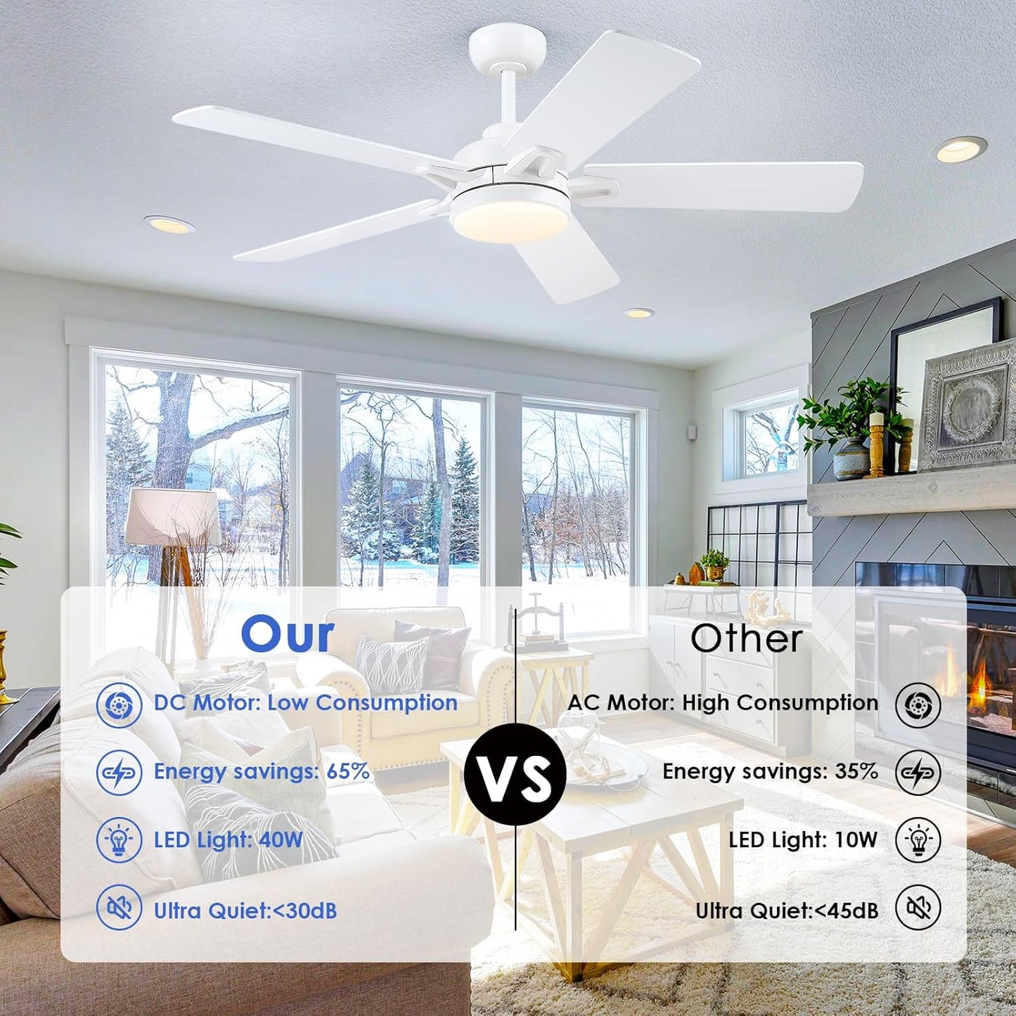 52 Inch Ceiling Fan