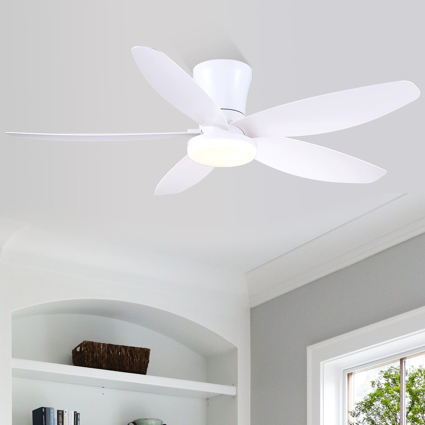 36 Flush Mount Ceiling Fan,Modern Ceiling Fan