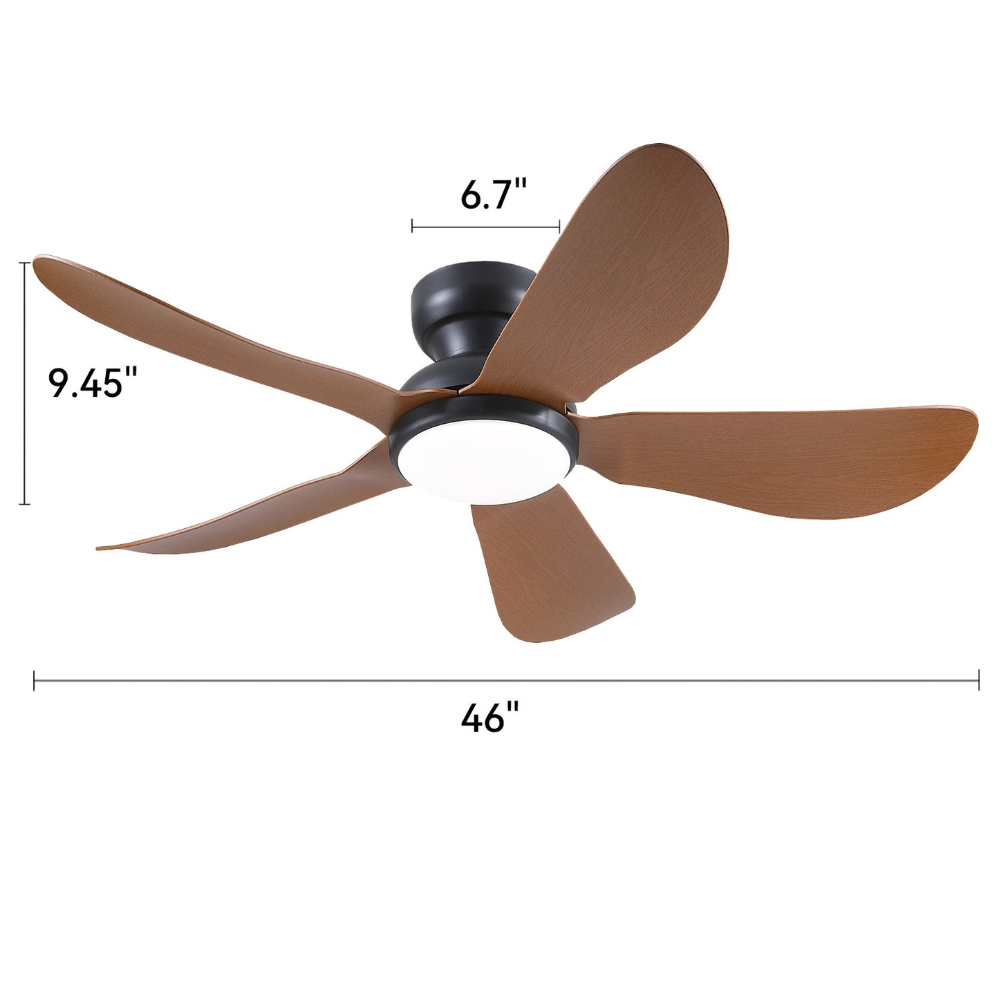 32/36/46/52 Inches Low Profile Ceiling Fan