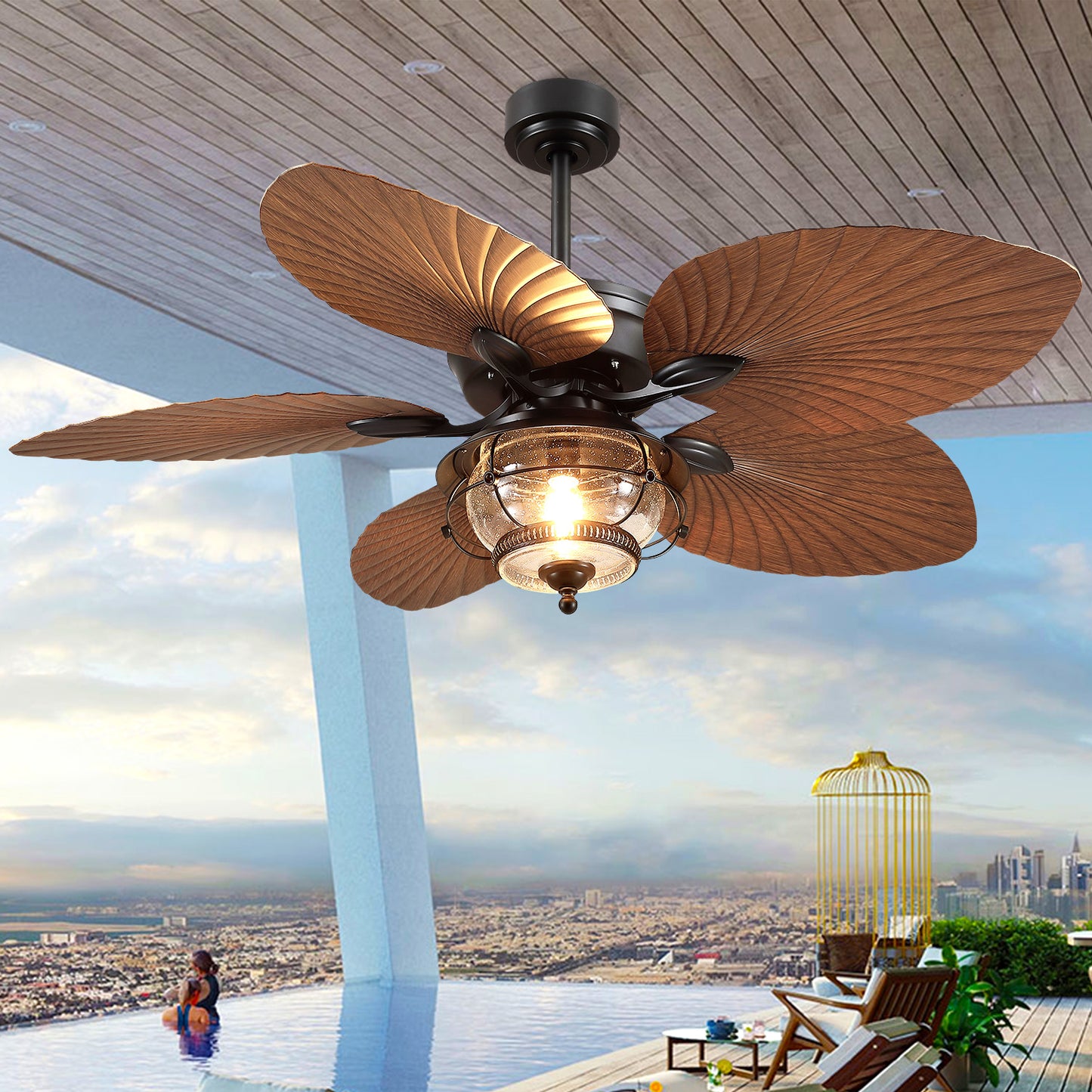 52 Inch Tropical Ceiling Fan