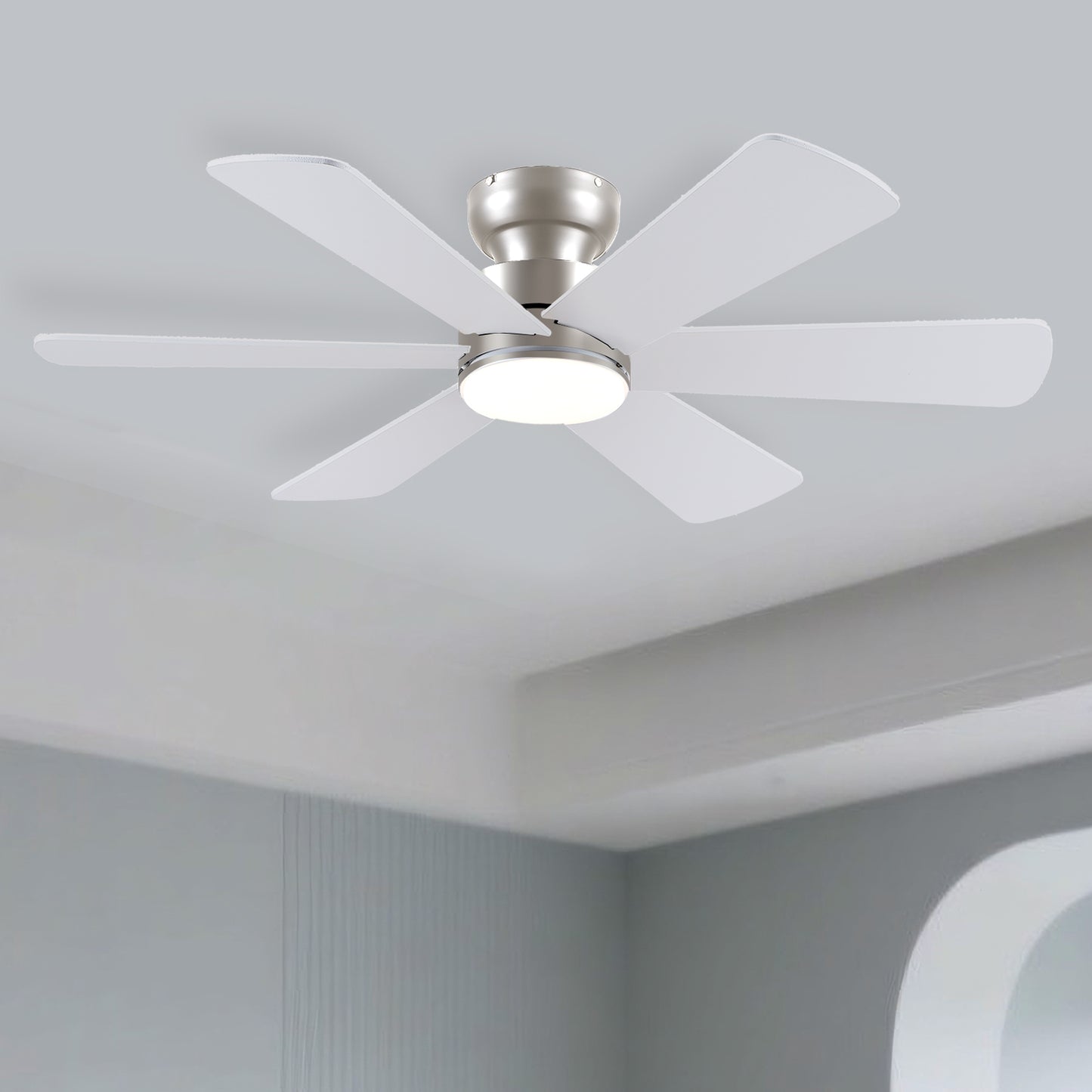 46 Inch Downrod  Ceiling Fan with 5 Blades