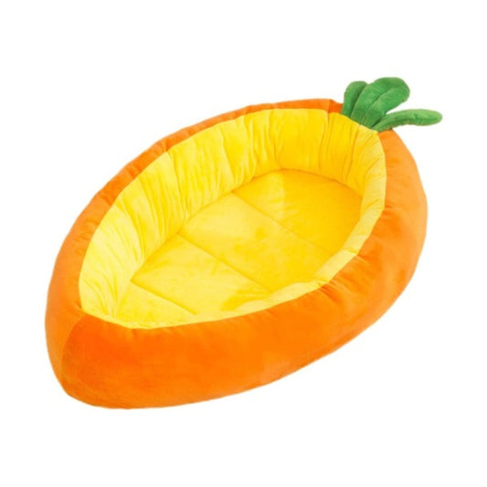 Bellura Pet - Carrot - Shaped Anti - Slip Animal Bedding - Orange