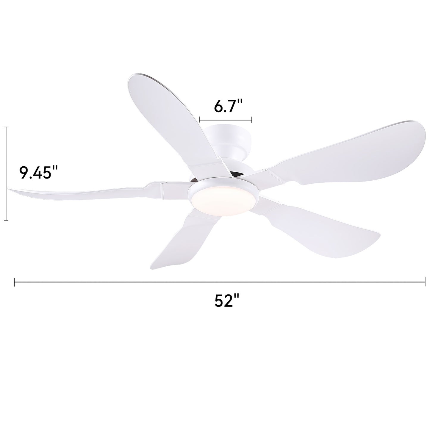 32/36/46/52 Inches Low Profile Ceiling Fan
