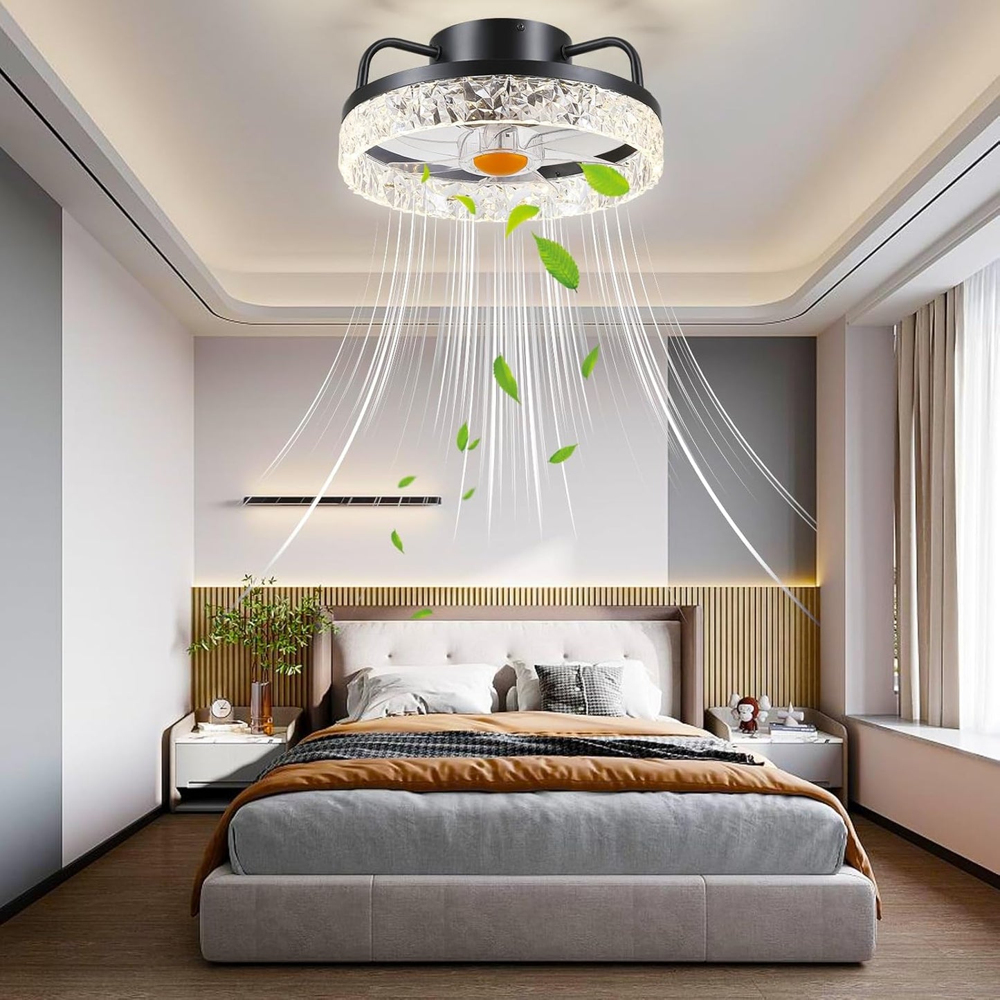 13 inch Modern Cute ceiling Fan with Light